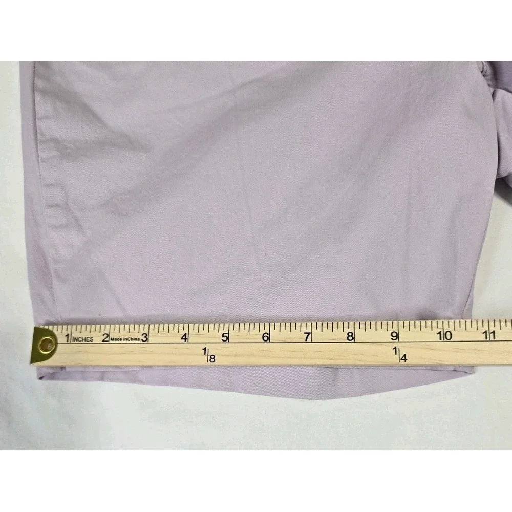 Lee Women's‎ 14 Medium Shorts Regular Fit Mid-Rise Light Purple